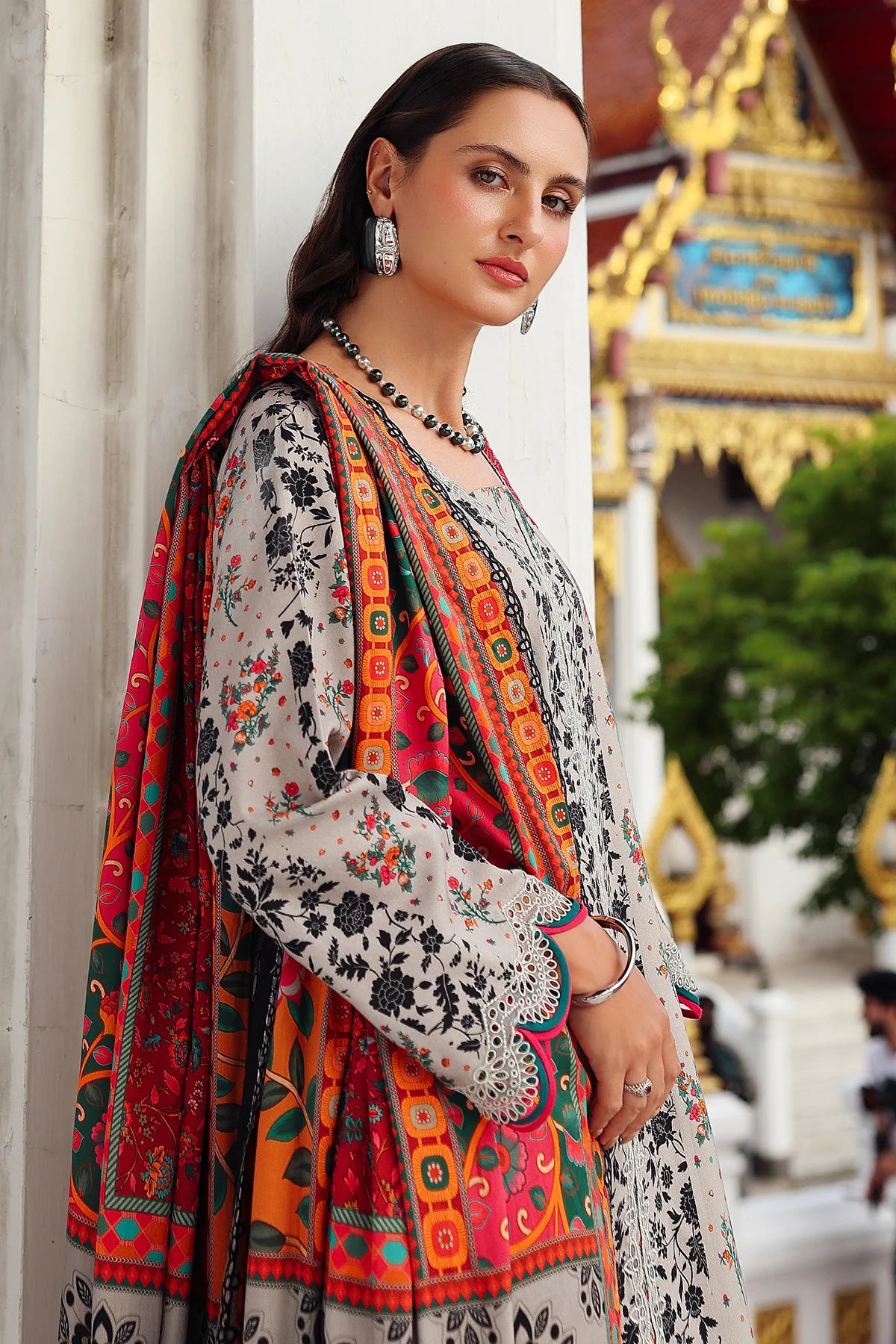 3-PC Unstitched Embroidered Linen Collection