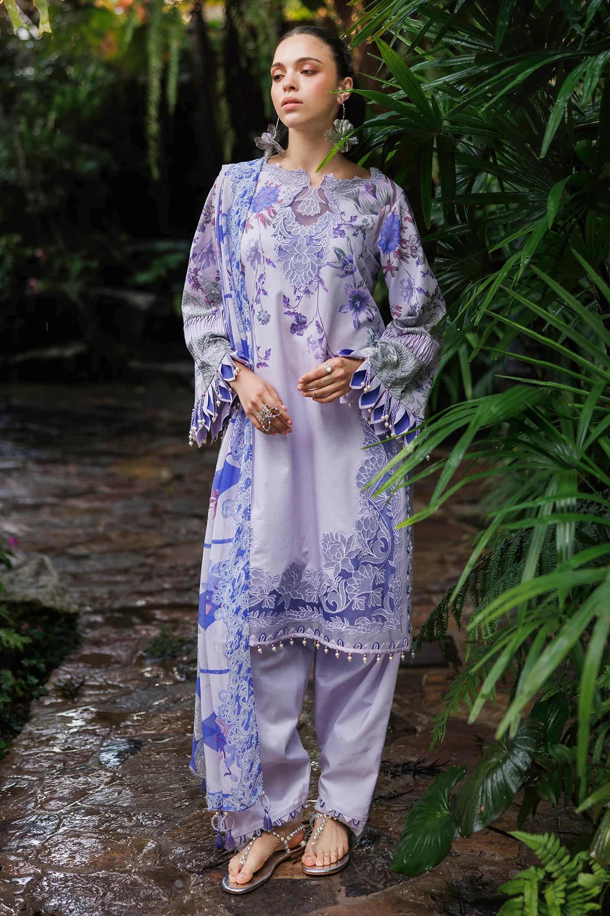 3-PC Unstitched Embroidered Karandi Collection