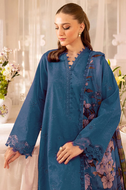 MARIA B Winter 2026 | Dhanak 3PC Heavy Embroidered Ensemble